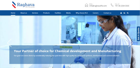 Website for Pharma Company